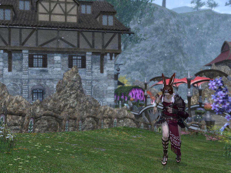 Moon miqo’te with her ice staff