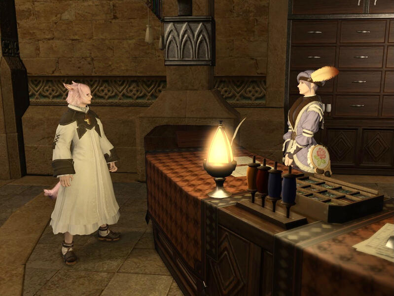 Moon miqo’te with her ice staff