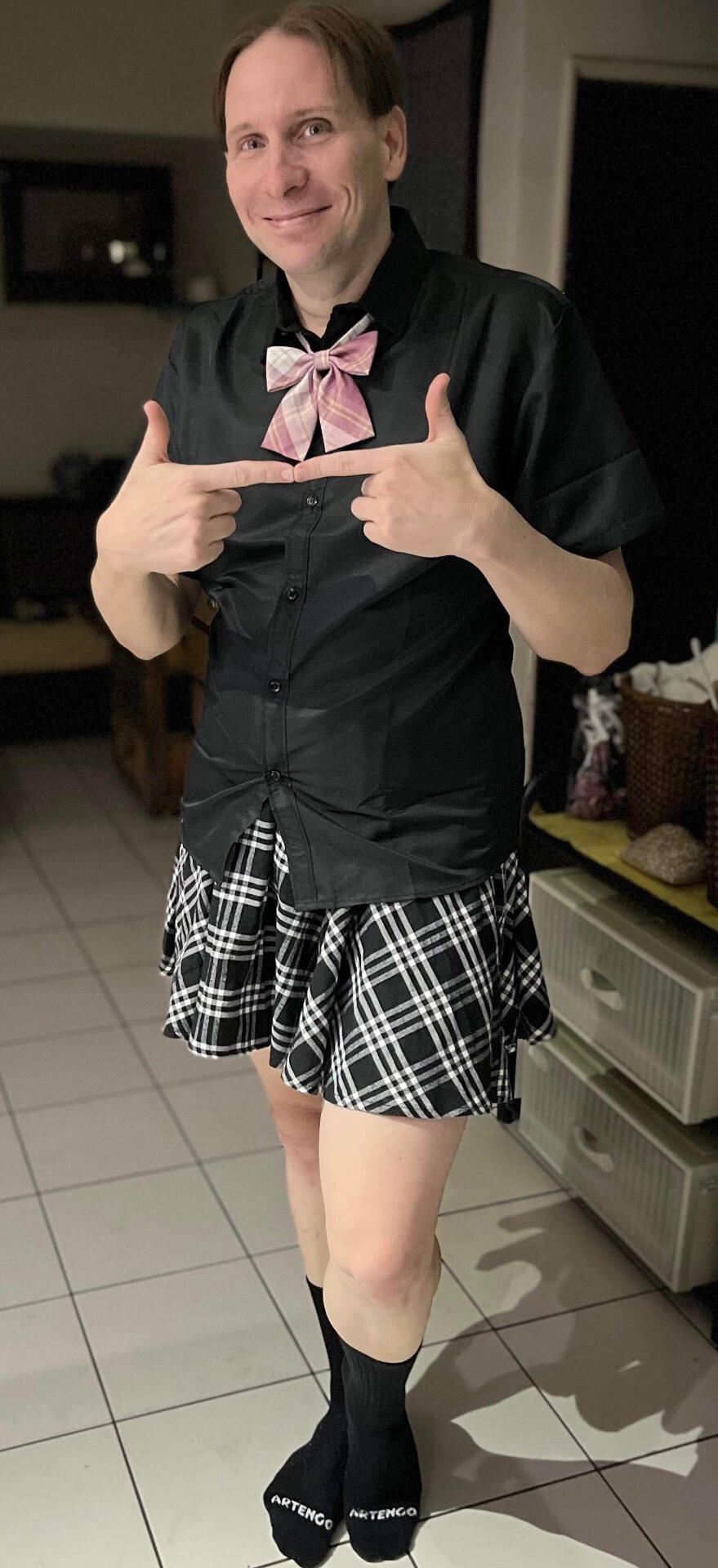 Zak and his irl mew-mews.