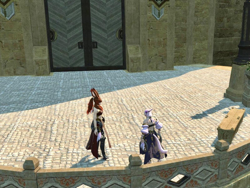 Moon miqo’te with her ice staff